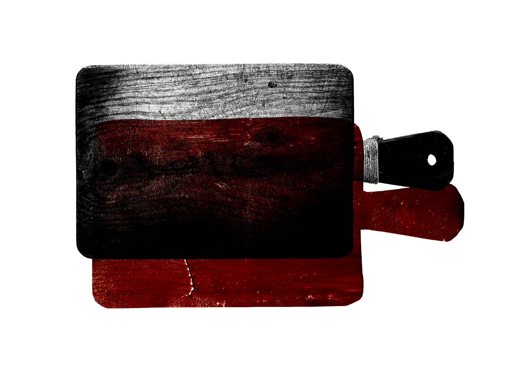 Rustic wooden cutting board